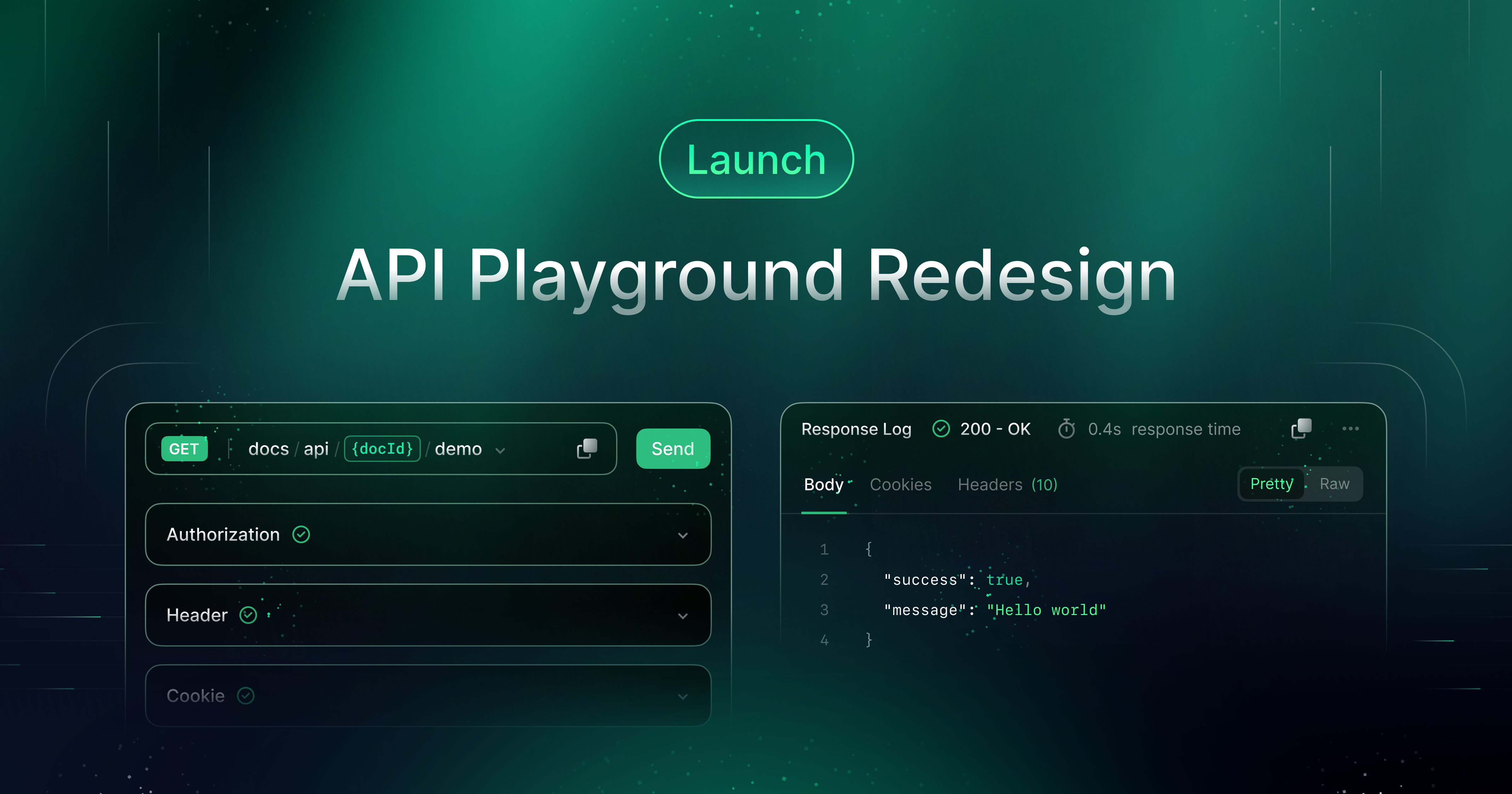 Launch Week Day 4: API Playground Redesign